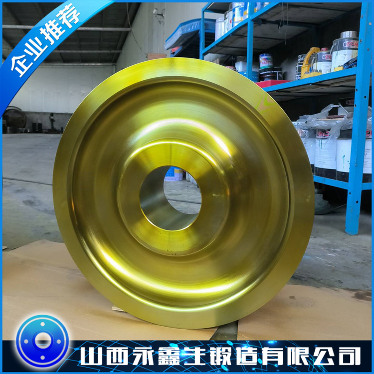 双尾车堆取料机车轮锻件